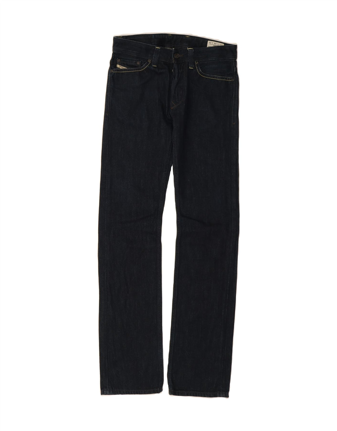 DIESEL Womens Viker Back Straight Jeans W28 L34 Navy Blue Cotton Vintage Diesel and Second-Hand Diesel from Messina Hembry 