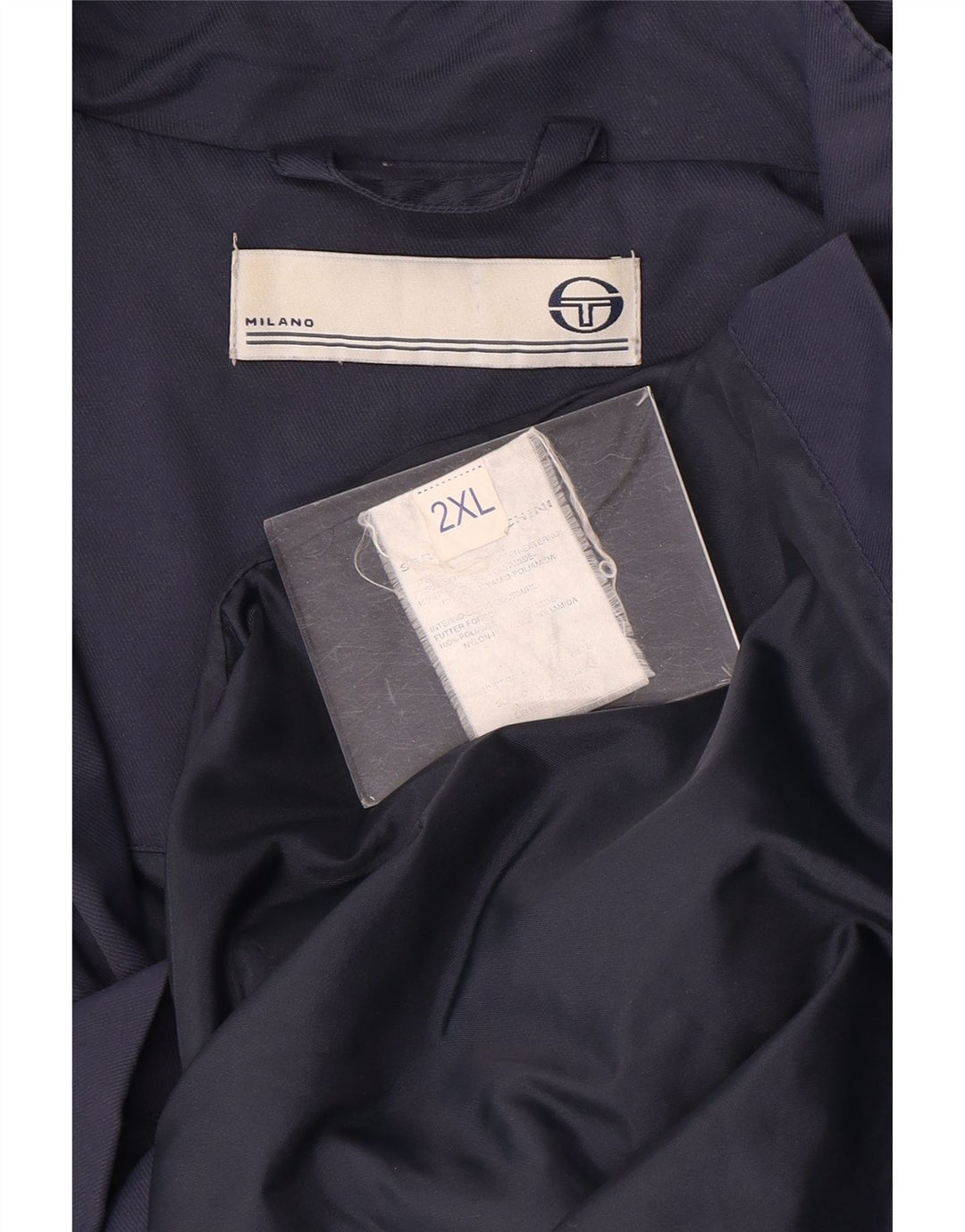 Sergio Tacchini muška pomoćna jakna UK 44 2XL tamnoplavi najlon