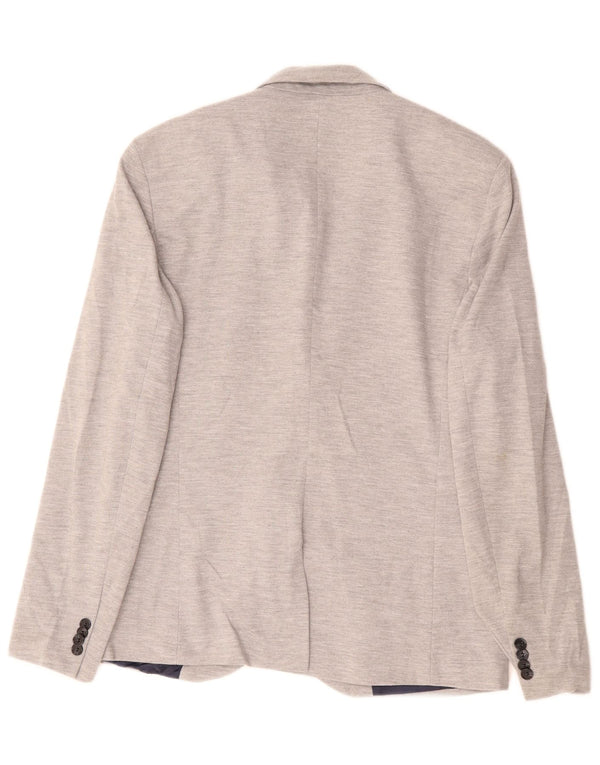 Zara muška jakna sa 2 gumba UK 42 XL sivi poliester