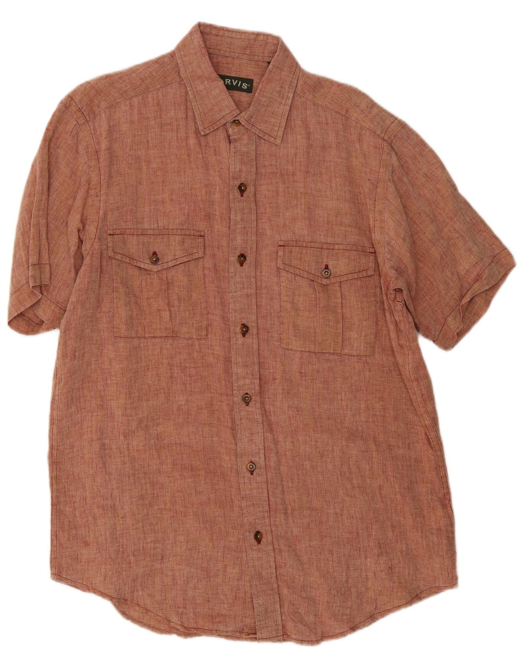 Orvis muška košulja kratkih rukava srednje crvene boje