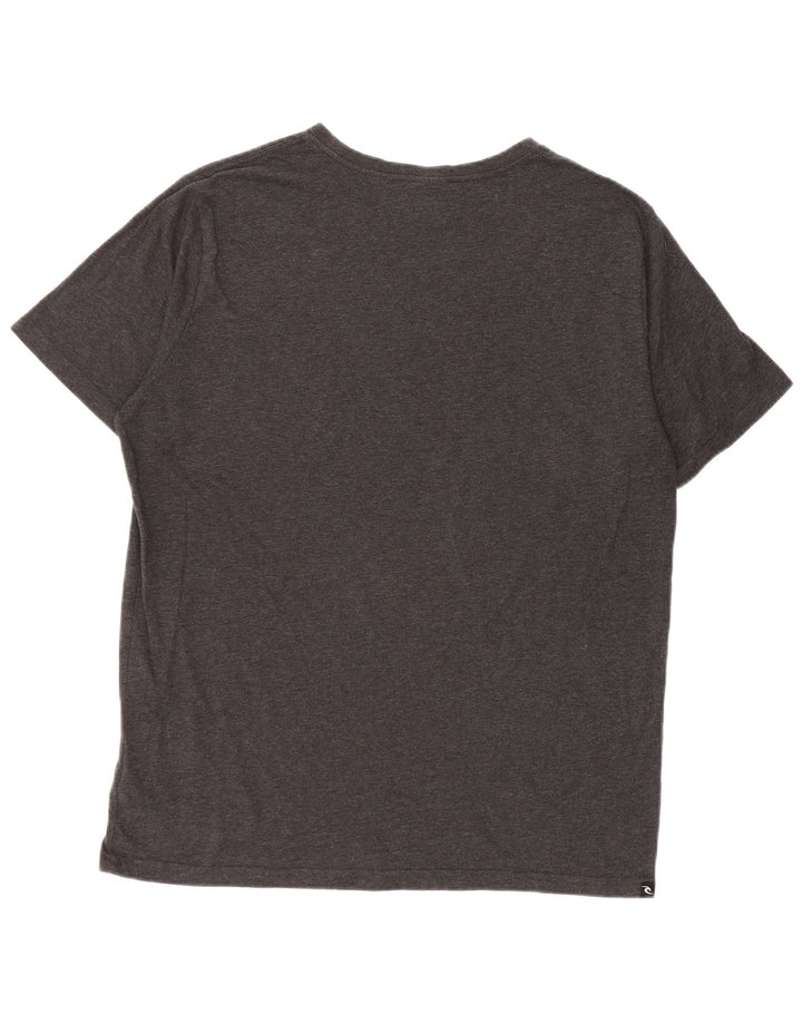 RIP CURL Muška majica kratkih rukava standardnog kroja, veliki sivi pamuk