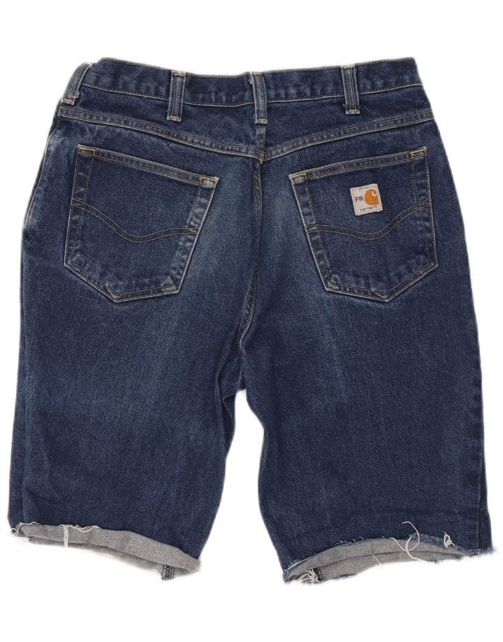 Carhartt muške traper kratke hlače W34 veliki plavi pamuk