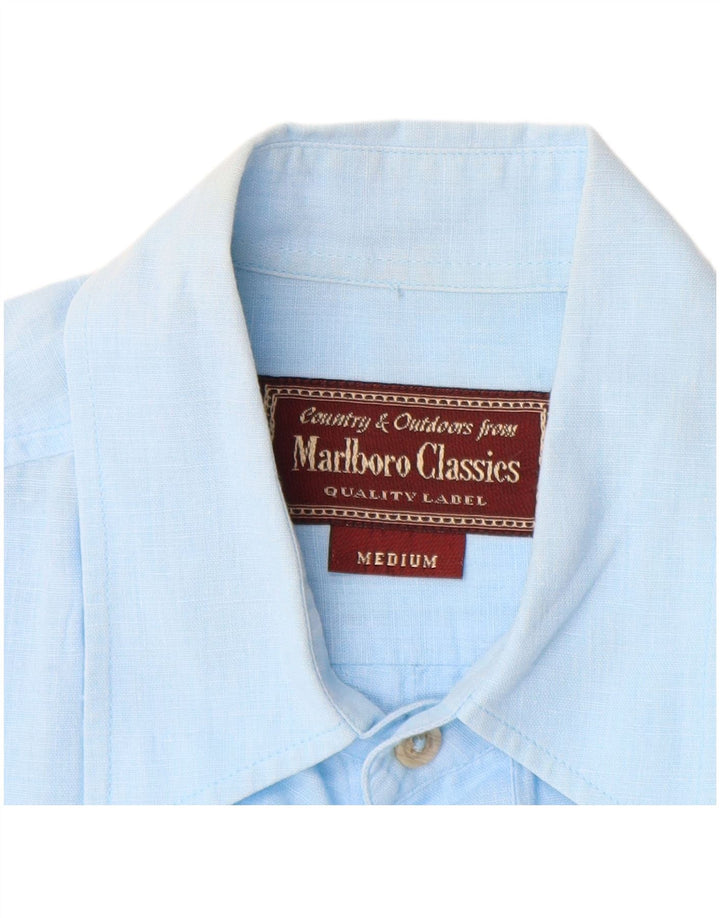 Marlboro Classics muška košulja kratkih rukava Srednje plava