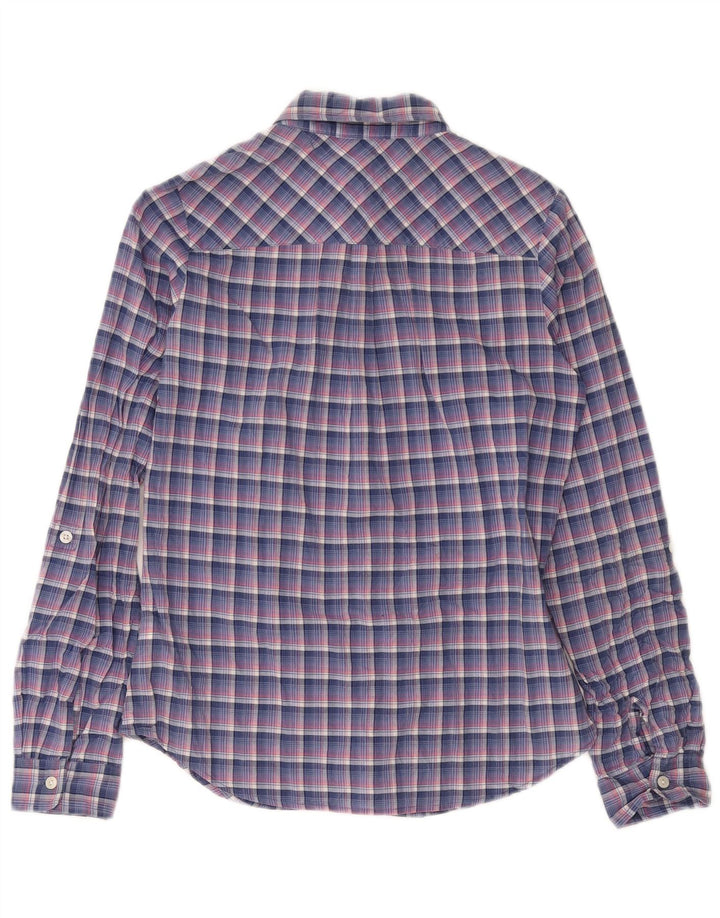 Tommy Hilfiger Ženska košulja UK 14 srednje plavi karirani pamuk