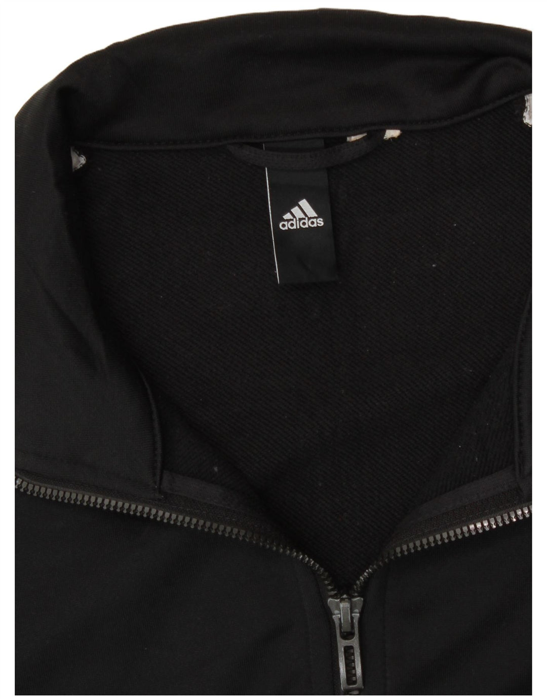 ADIDAS Mens Graphic Tracksuit Top Jacket Medium Black Colourblock