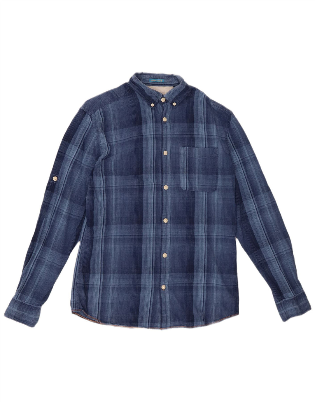 JACK & JONES Muška flanelska košulja srednje plave boje