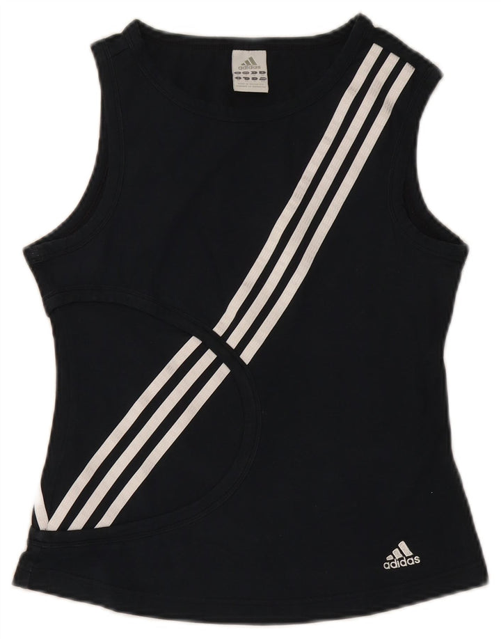 Adidas ženski prsluk UK 10 mali crni pamuk