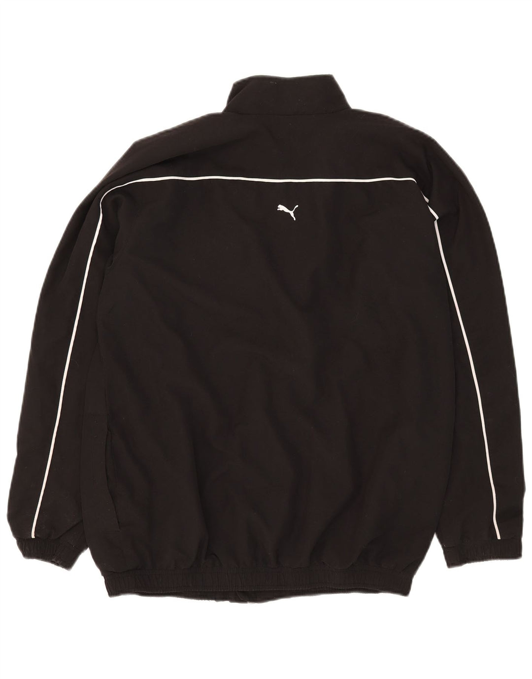 Puma Boys Graphic Trenirka Gornja jakna 15-16 godina crna poliester