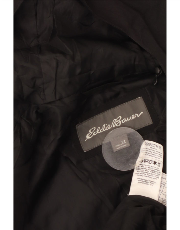 Eddie Bauer ženska vjetrovka s kapuljačom UK 6 XS crni poliester
