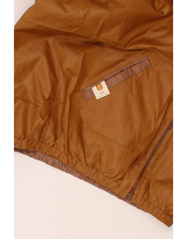 VINTAGE Mens Reversible Jacket IT 48 Medium Brown Cotton Vintage Vintage and Second-Hand Vintage from Messina Hembry 