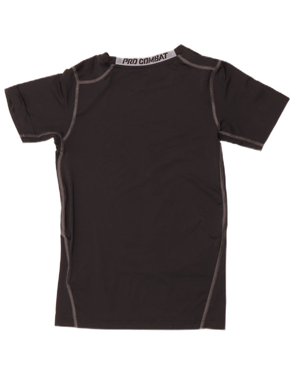 Nike Boys Dri Fit Graphic T-Shirt Top 13-14 Years XL crni poliester