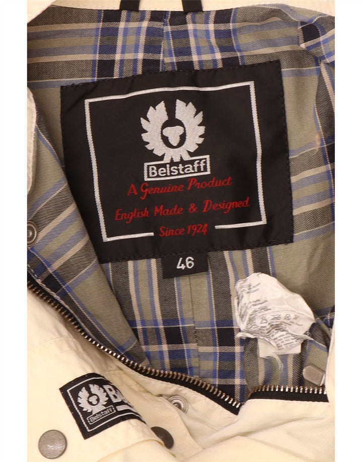 BELSTAFF Muška uslužna majica IT 46 Mala prljavo bijela najlonska