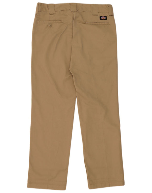 Dickies muške ravne chino hlače W33 L32 bež poliester