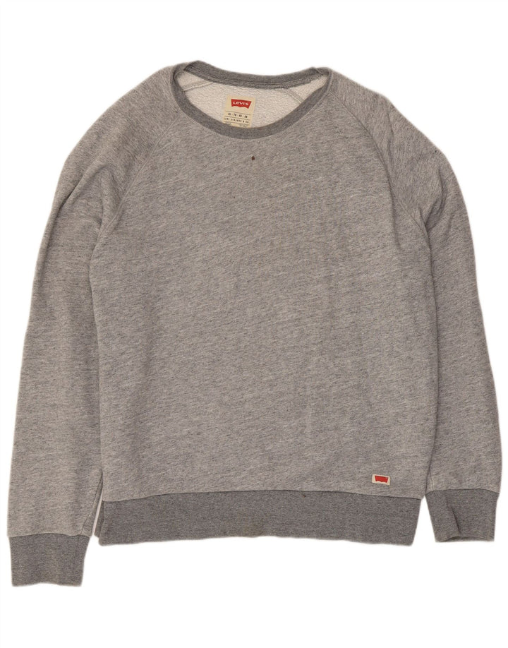 Levi's muška majica s kratkim rukavima XL, sivi flekasti pamuk