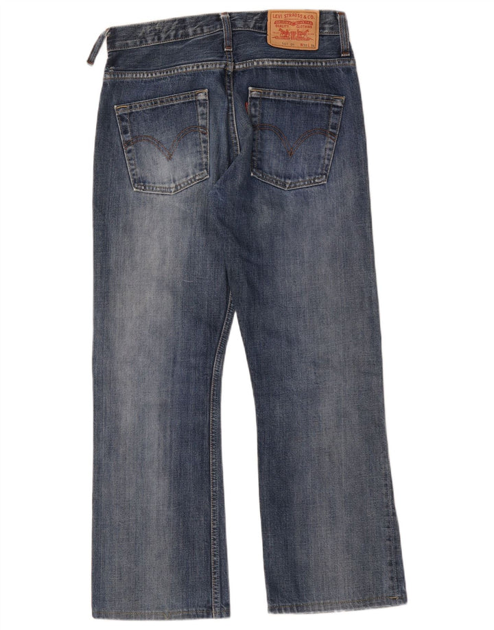 Levi's muške 507 Bootcut traperice W30 L28 plavi pamuk
