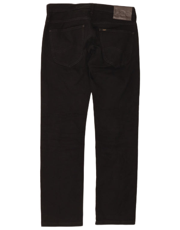 LEE muške uske traperice Powell W32 L31 crni pamuk