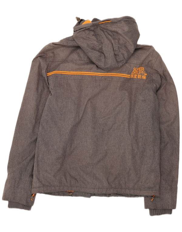 Superdry muška jakna vjetrovka s kapuljačom UK 40 velika siva sportska