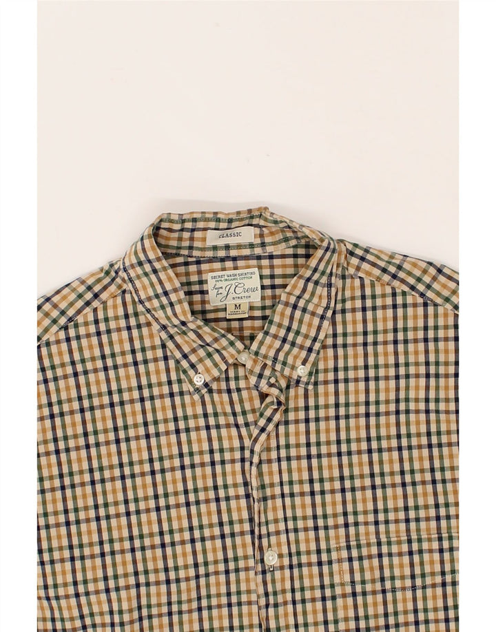 J. CREW Mens Classic Shirt Medium Multicoloured Check Vintage J. Crew and Second-Hand J. Crew from Messina Hembry 