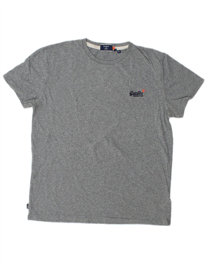 SUPERDRY ženska majica kratkih rukava UK 14 srednje sivi pamuk