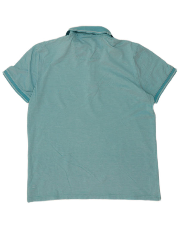 Hugo Boss Mens Regular Fit Polo Shirt XL Blue Cotton