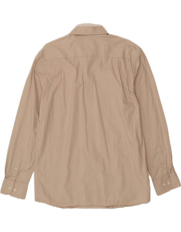 JEAN RIVE Mens Shirt Large Beige Cotton Vintage Jean Rive and Second-Hand Jean Rive from Messina Hembry 