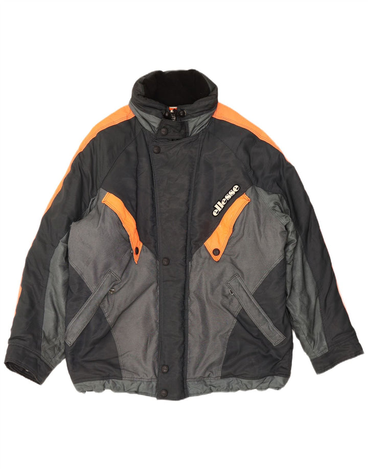 Ellesse muška široka skijaška jakna IT 50 Large Black Colourblock
