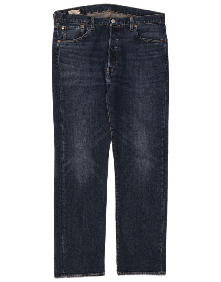 Levi's muške 501 ravne traperice W34 L30 plavi pamuk