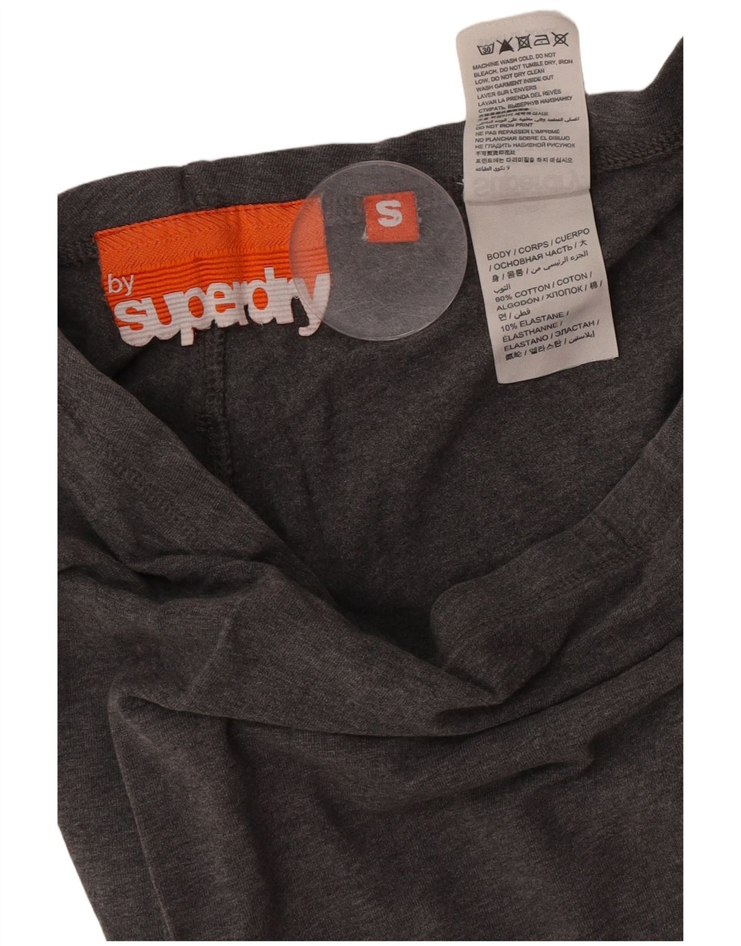 Superdry ženske grafičke tajice UK 8 Male sive pamučne