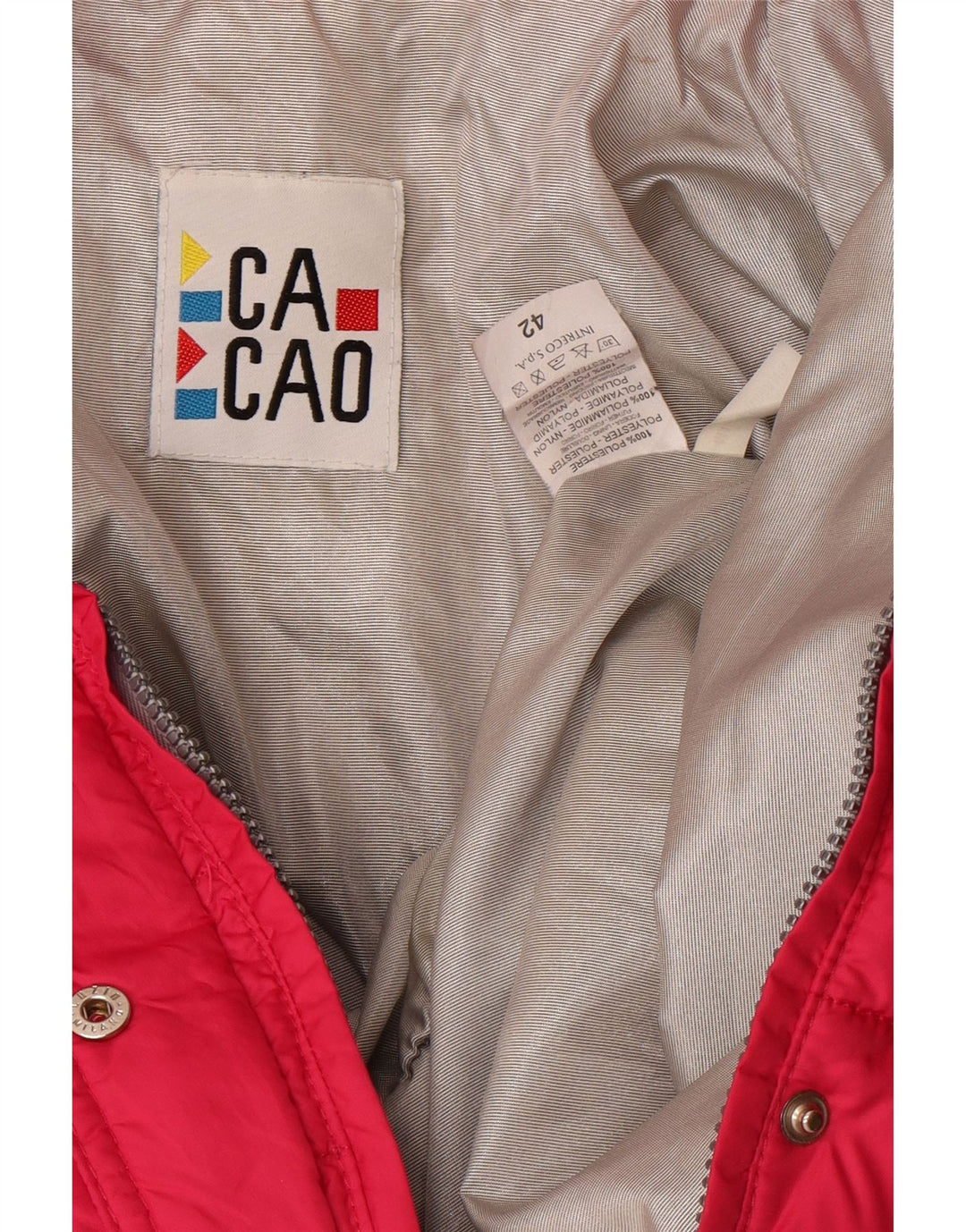 Cacao ženski skijaški kombinezon s kapuljačom IT 42 Srednje ružičasti poliester