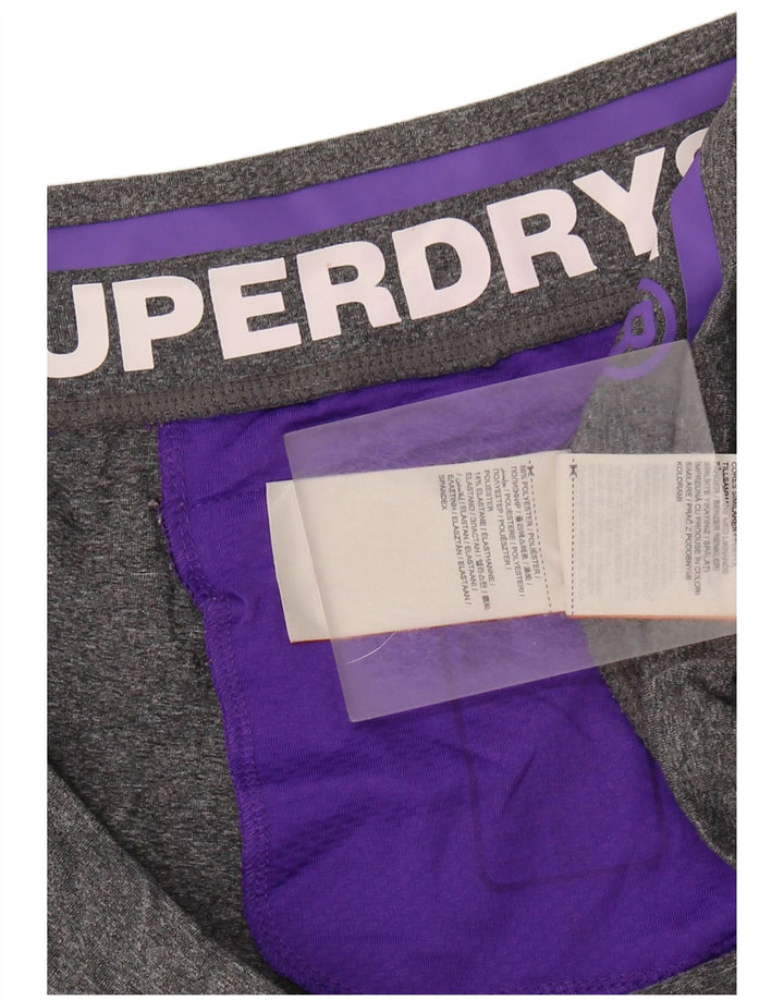 SUPERDRY ženske grafičke kapri tajice UK 14 veliki sivi poliester