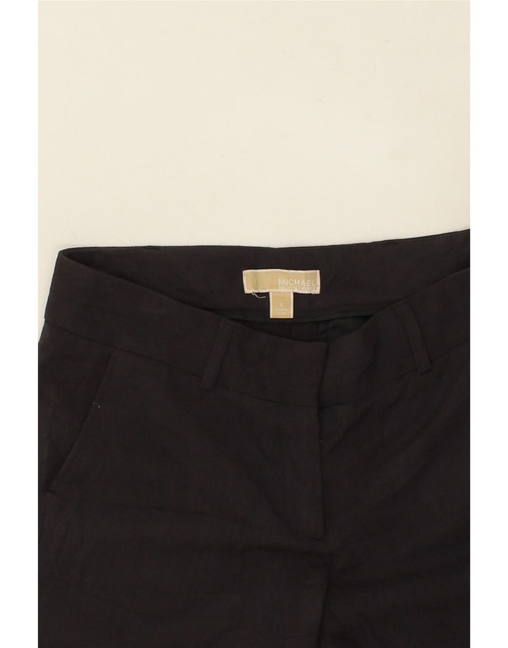 MICHAEL KORS Womens Slim Chino Trousers US 4 Small W29 L30 Black Polyester Vintage Michael Kors and Second-Hand Michael Kors from Messina Hembry 