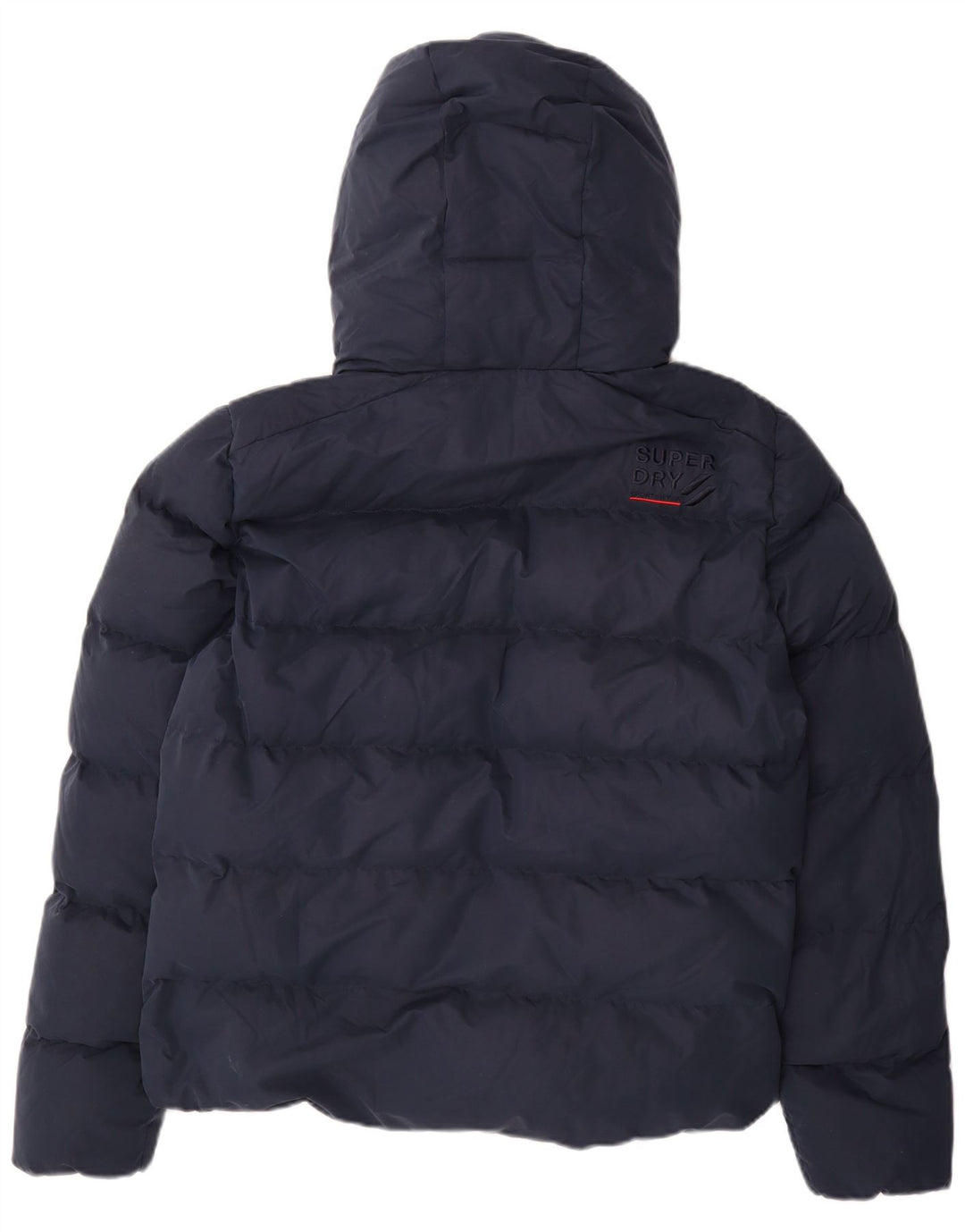 Superdry muška podstavljena jakna s kapuljačom UK 38 srednje tamnoplavi poliester