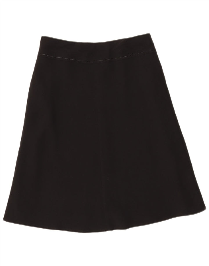 MARKS & SPENCER Womens A-Line Skirt UK 10 Small W28  Black Polyester