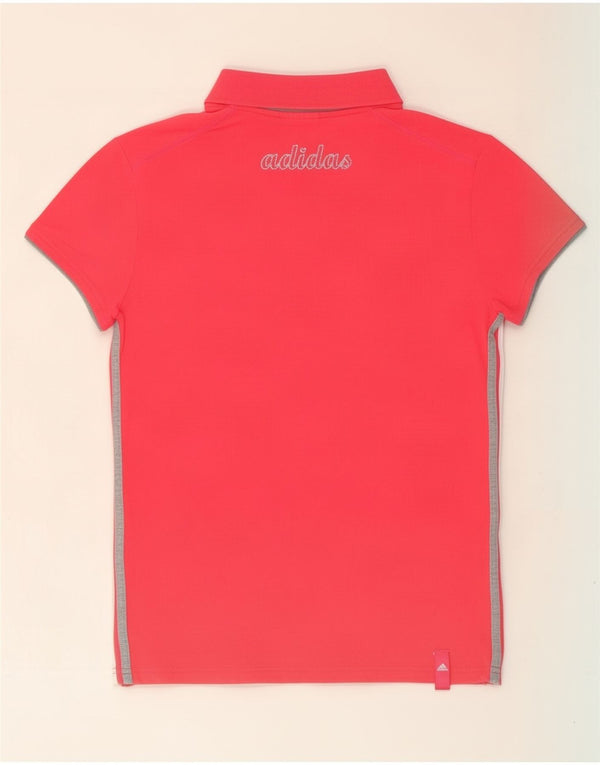 Adidas ženska polo majica s grafičkim motivima UK 12 Srednje crvena pamuk