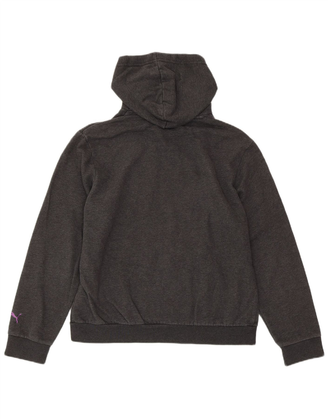 PUMA Ženska majica s kapuljačom s kapuljačom UK 14 Veliki sivi pamuk