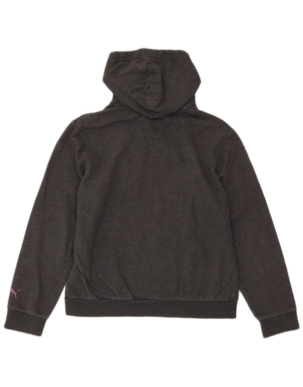 PUMA Ženska majica s kapuljačom s kapuljačom UK 14 Veliki sivi pamuk