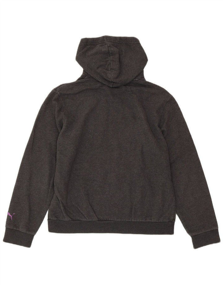 PUMA Ženska majica s kapuljačom s kapuljačom UK 14 Veliki sivi pamuk