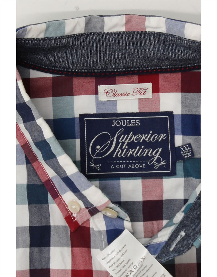 JOULES Klasična muška košulja 2XL šareni karirani pamuk