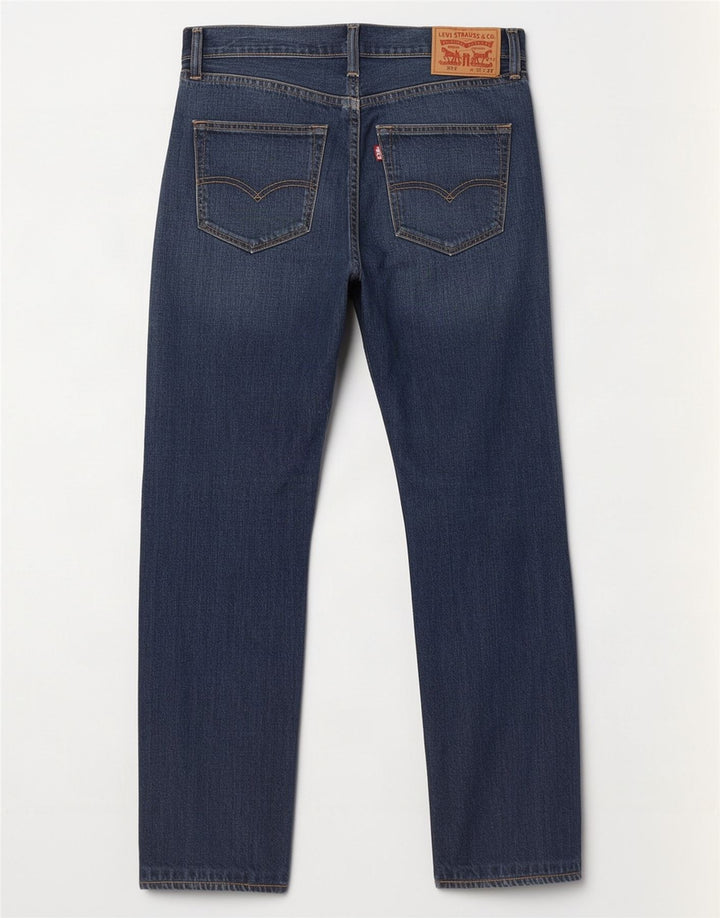 Levi's muške 501 ravne traperice W32 L32 tamnoplavi pamuk