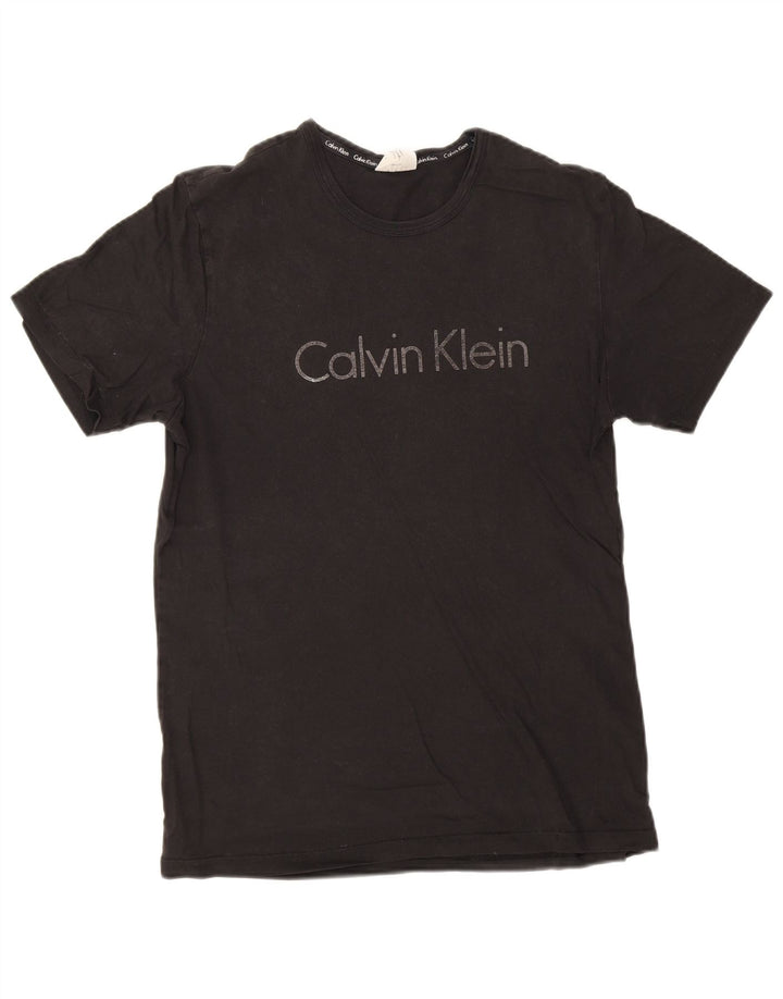 Calvin Klein muška grafička majica kratkih rukava Srednji crni pamuk