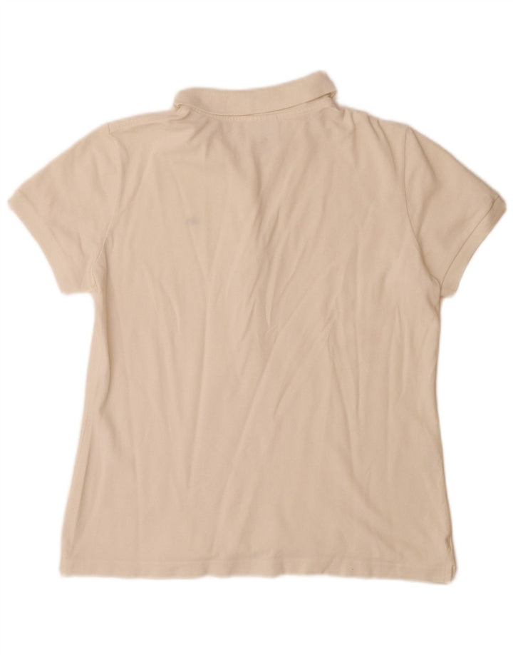 Lacoste ženska polo majica, veličina 48 XL, bijeli pamuk