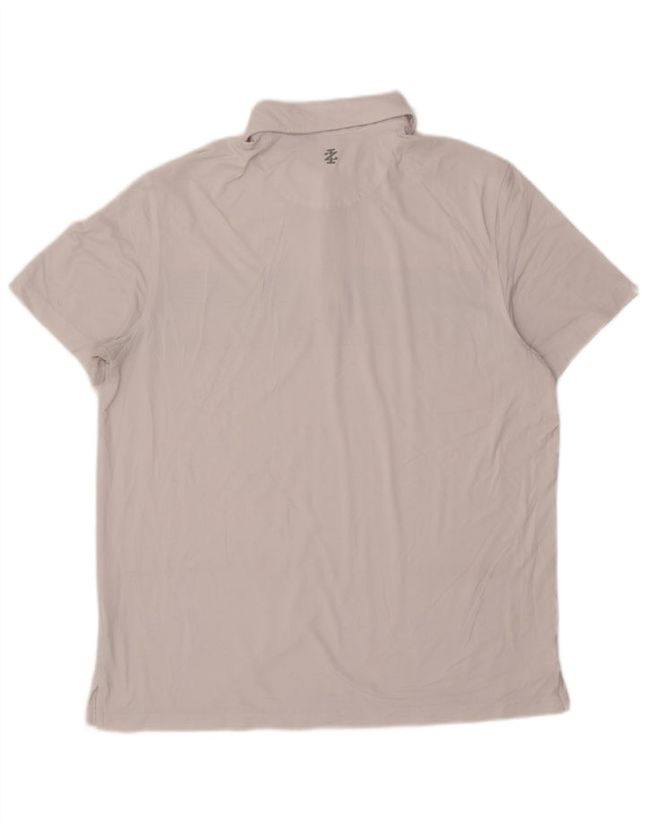 IZOD muška polo majica s velikim bijelim prugama od poliestera