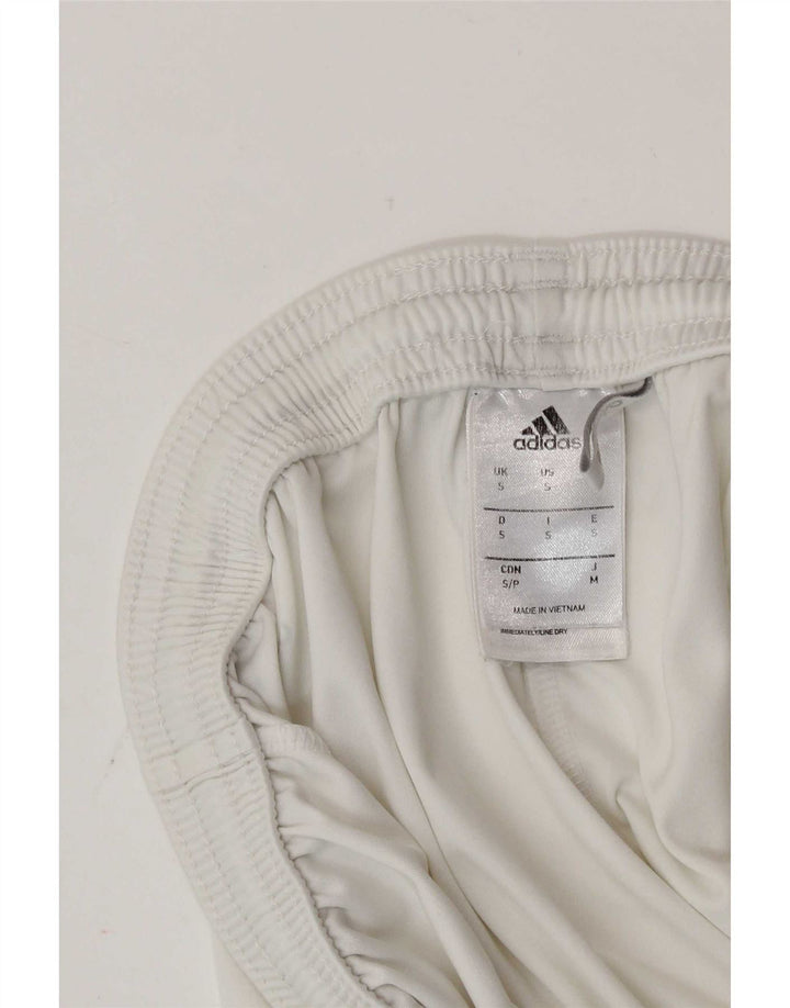 Adidas muške sportske kratke hlače Climalite Male bijele poliesterske