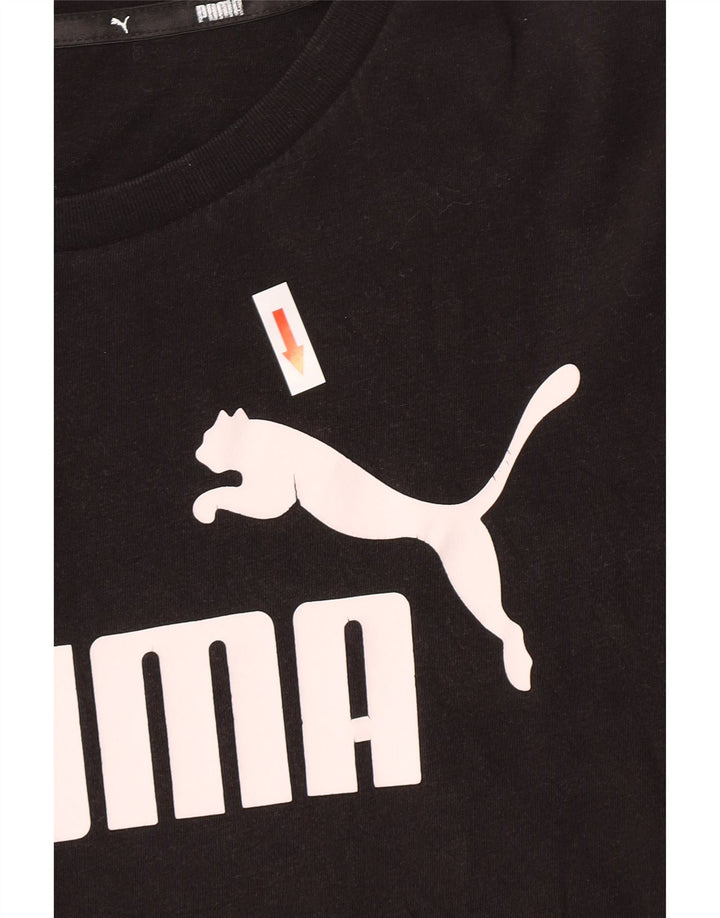 Puma muška majica s grafičkim motivima, mala crna