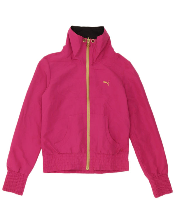 Puma ženska gornja jakna trenirke UK 10 Small Pink Polyester