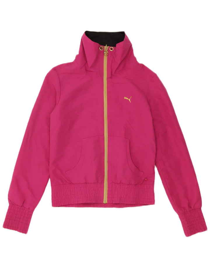 Puma ženska gornja jakna trenirke UK 10 Small Pink Polyester