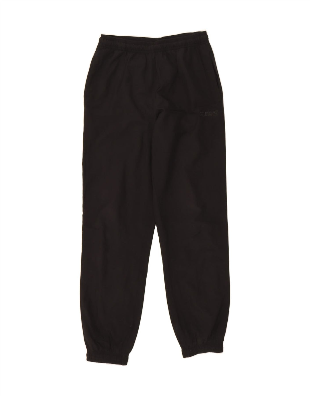 PUMA Mens Tracksuit Trousers Joggers Small  Black Polyester Vintage Puma and Second-Hand Puma from Messina Hembry 