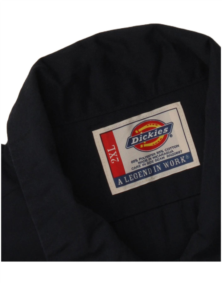 DICKIES Muška košulja kratkih rukava 2XL tamnoplavi poliester