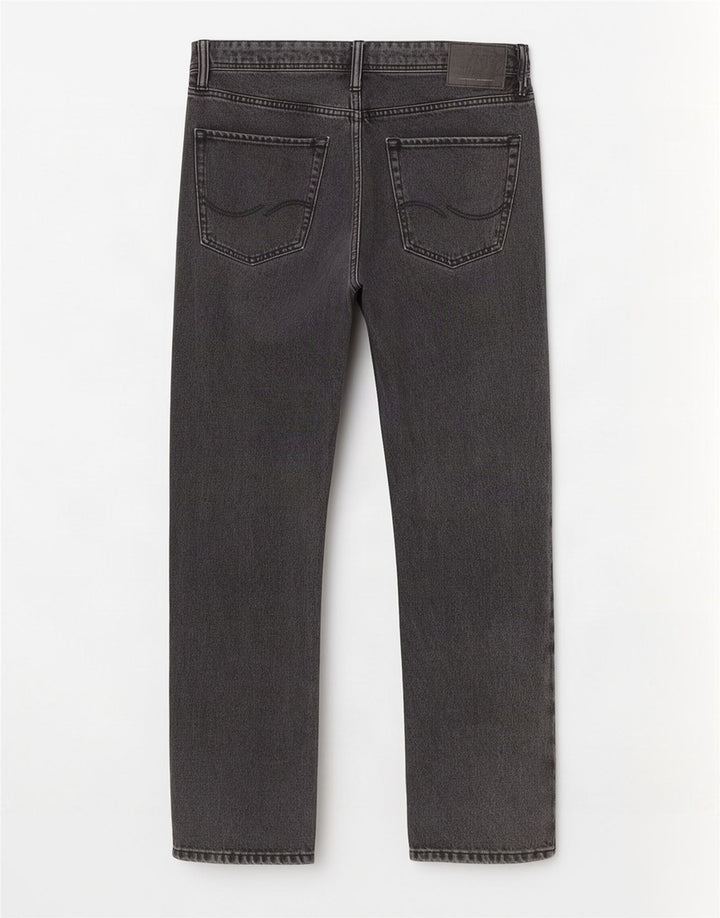 Jack & Jones muške ravne traperice W32 L32 sivi pamuk