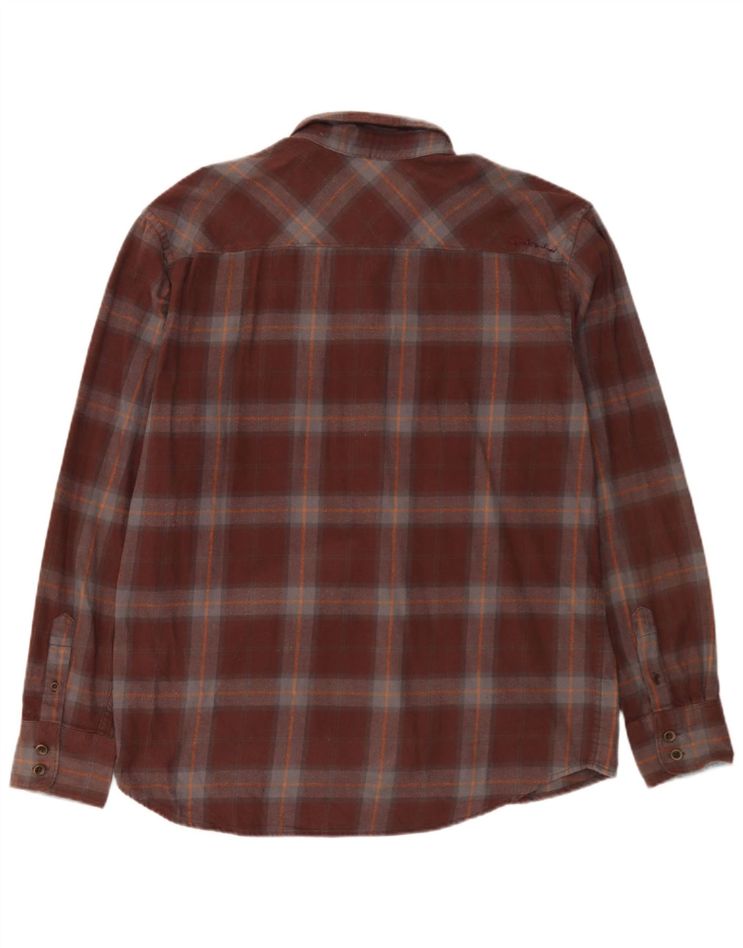 Quiksilver muška flanelska košulja, pamuk, veliki smeđi karirani